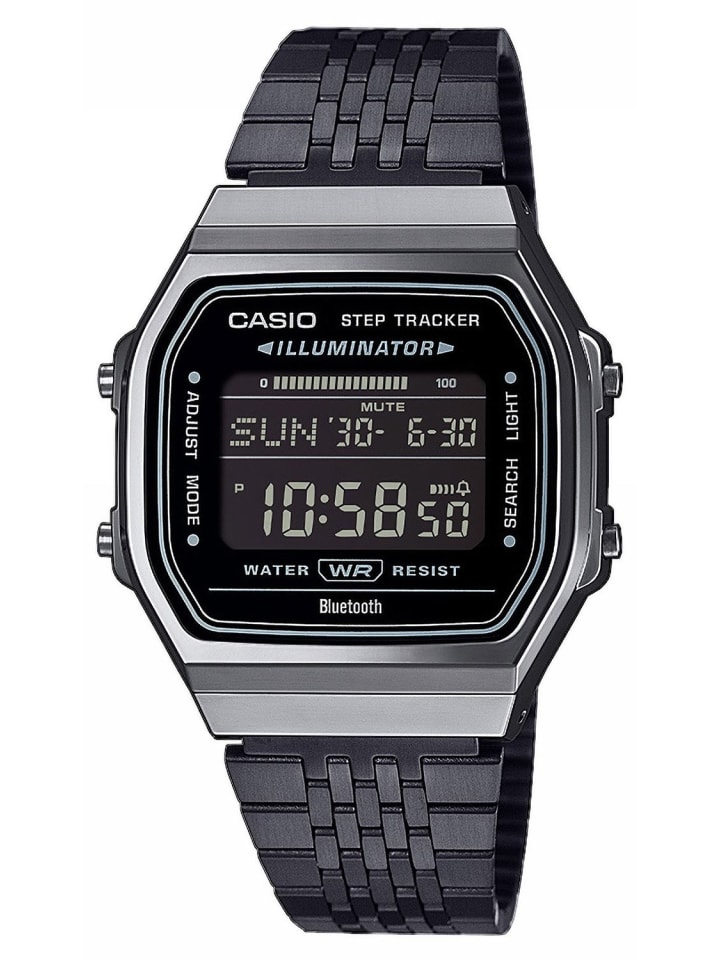 Casio Vintage Iconic Digitaluhr Bluetooth Schwarz günstig kaufen onesize