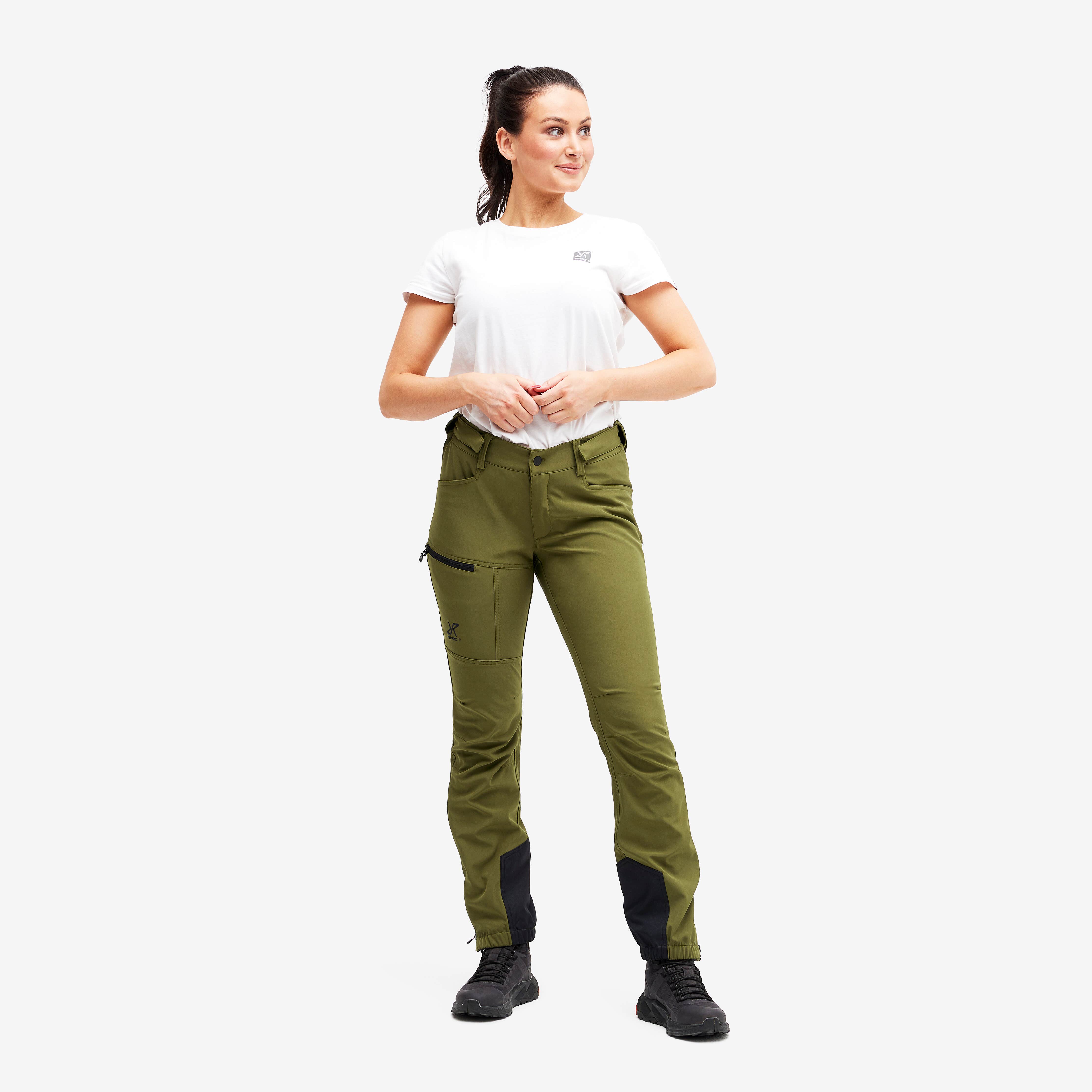 Trail Pants Femme Dark Olive