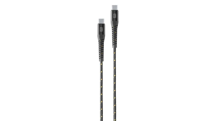 Cellularline Tetraforce Data Cable Strong 1.2m USB Typ-C/ Typ-C Black