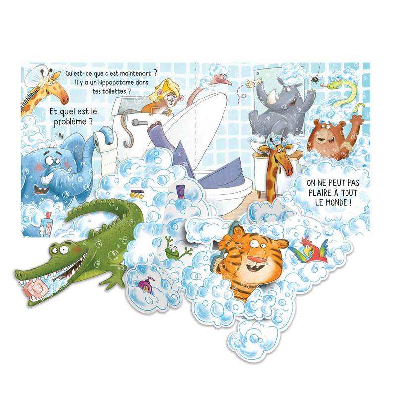 Livre Il y a un hippopotame dans mes - Usborne
