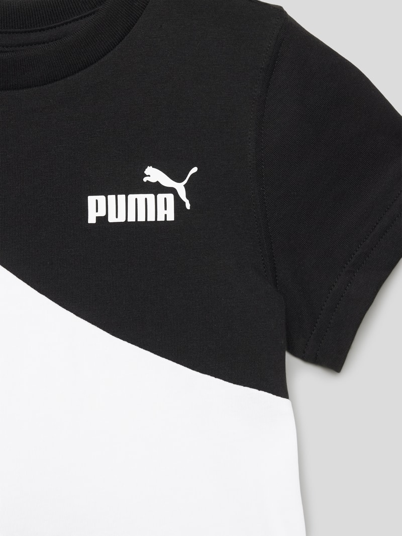 T-Shirt mit Logo-Print in grün