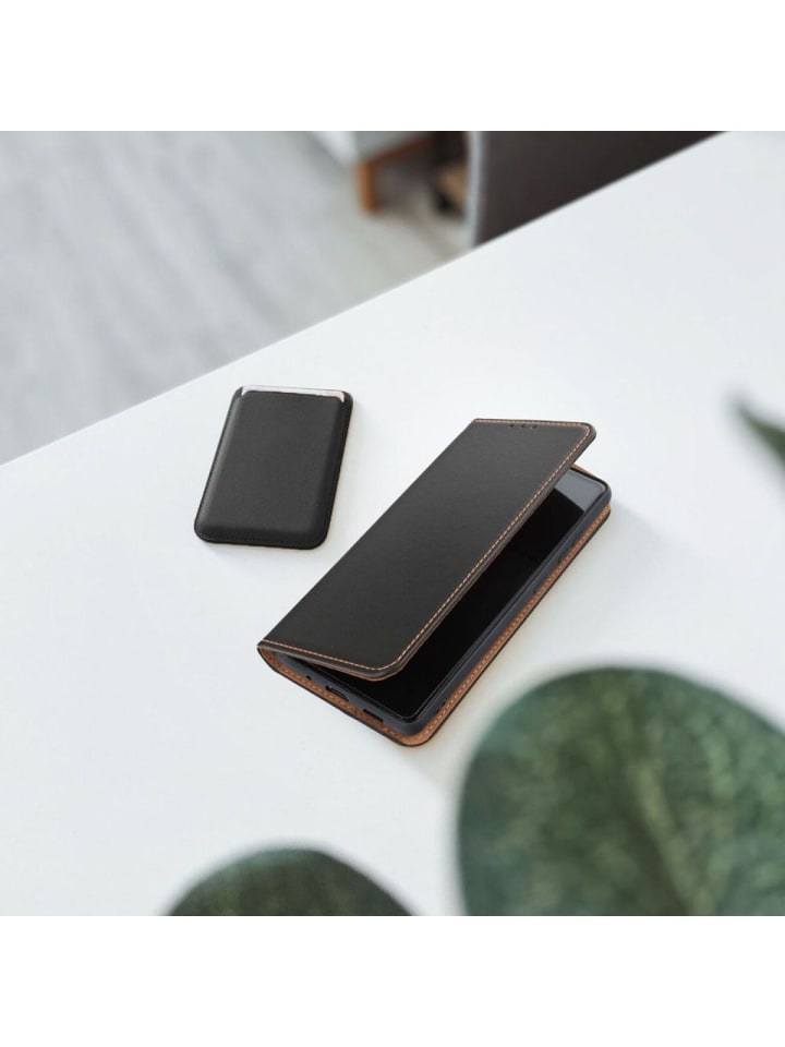COFI 1453 Smart Pro Echt Leder Hülle Tasche kompatibel mit iPhone 16 Schwarz in Schwarz günstig kaufen onesize