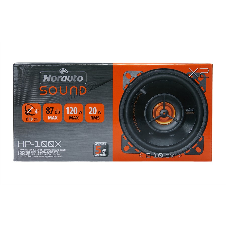 Lautsprecher Sound HP-100X von Norauto, 2 Wege Koaxiallautsprecher - ATU