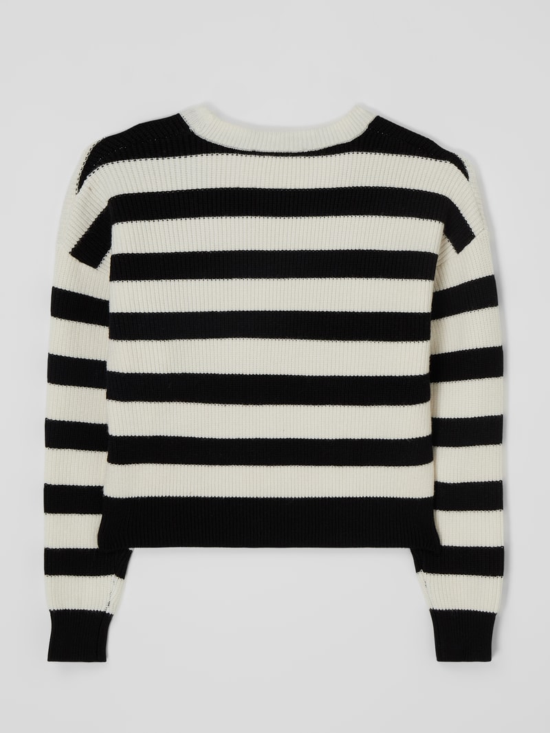 Pullover mit Blockstreifenmuster in offwhite