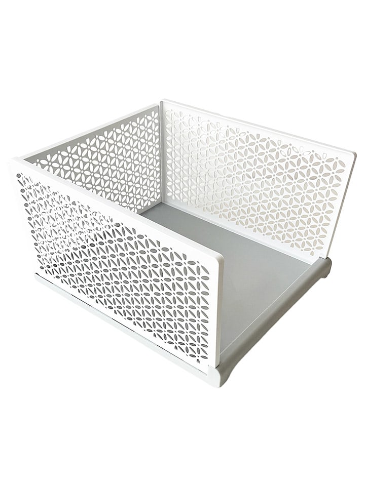 Joybos Kleiderschrank-Aufbewahrungsbox in Weiß - (B)44 x (H)38 x (T)24,5 cm günstig kaufen onesize