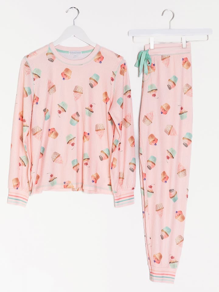 PJ Salvage Pyjama in Rosa günstig kaufen