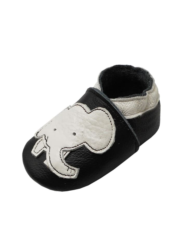 Yalion Leder-Krabbelschuhe 