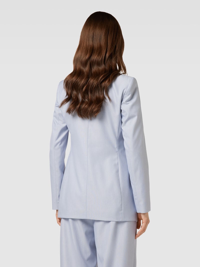 Blazer mit Knopfverschluss in hellblau
