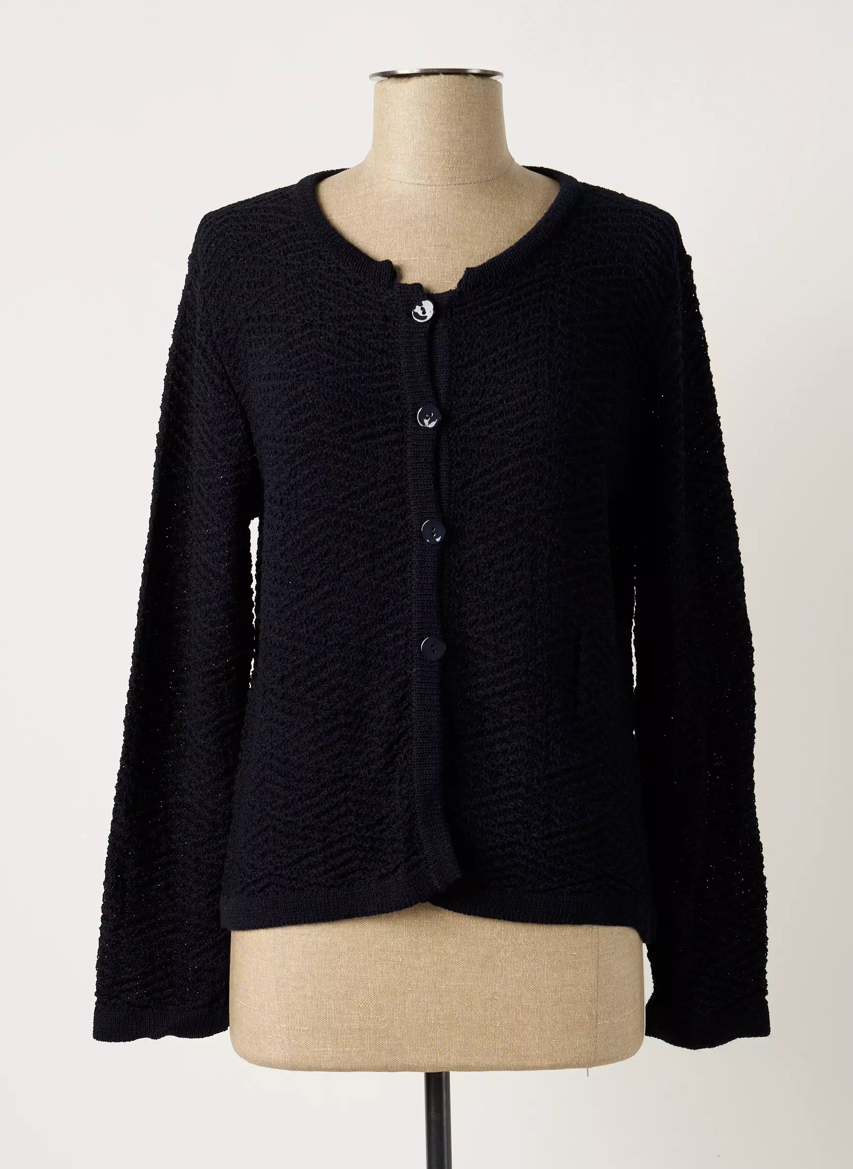 Poles Cardigans Femme couleur bleu