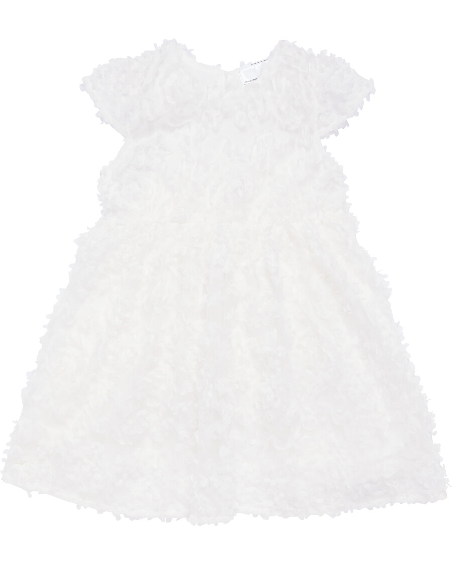 Weißes Tüllkleid