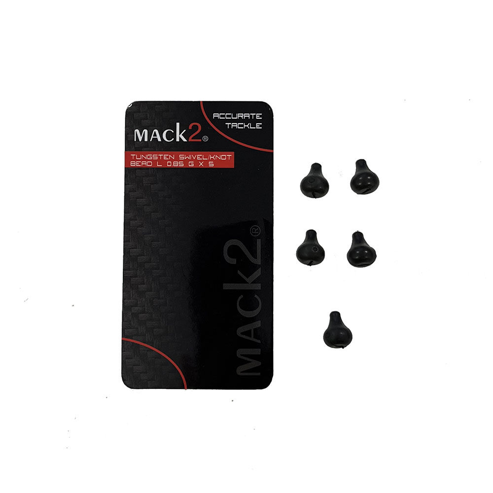 Mack2 forgó/csomós gyöngy volfrámgyöngyök x5