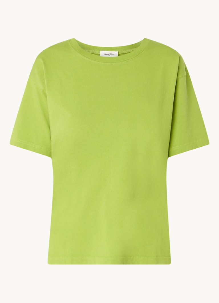 Tricou vintage american cu guler rotund