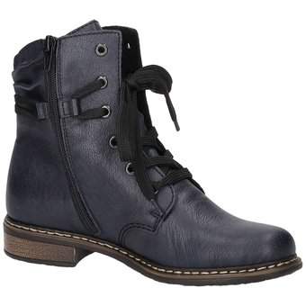 Rieker Schnürstiefelette in blau