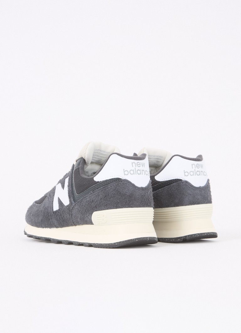 Buty sportowe New Balance 574 ze skóry zamszowej z detalami z siateczki