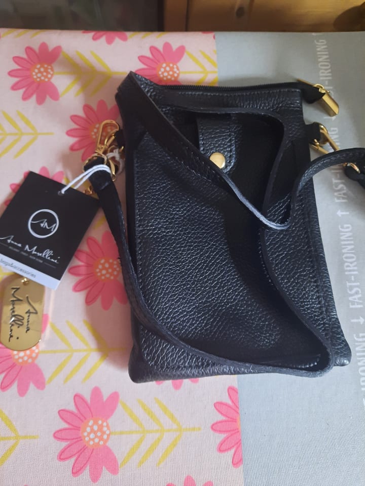 Anna Morellini Leder-Handytasche 