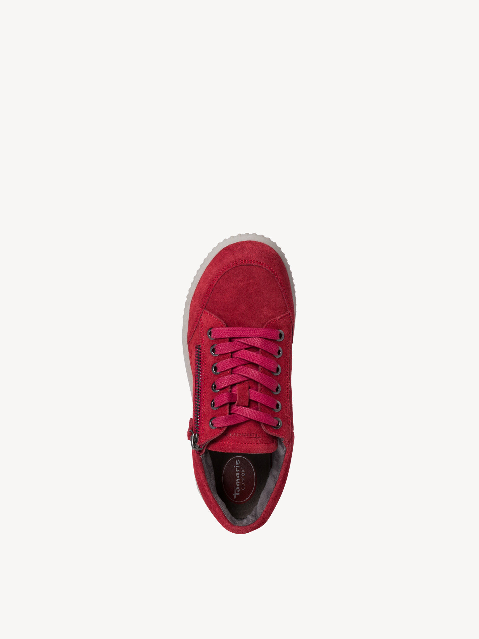 Derbie en cuir - rouge