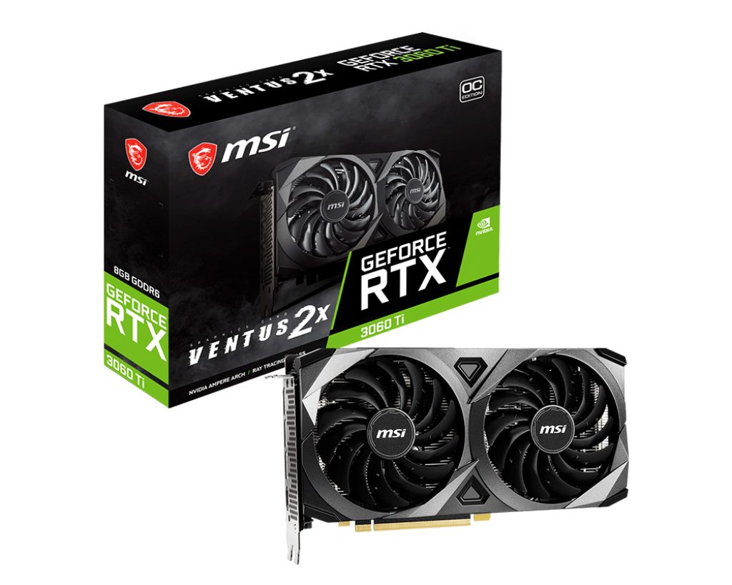 MSI GeForce RTX 3060 VENTUS 2X OC Grafikkarte (8 GB, GDDR6)