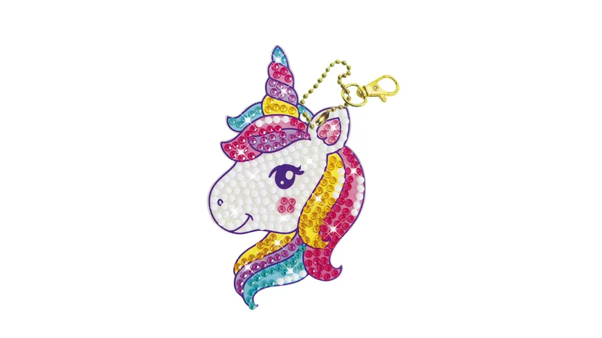 DIAMONDZ CRYSTAL PAINTING Keychain Set Unicorn