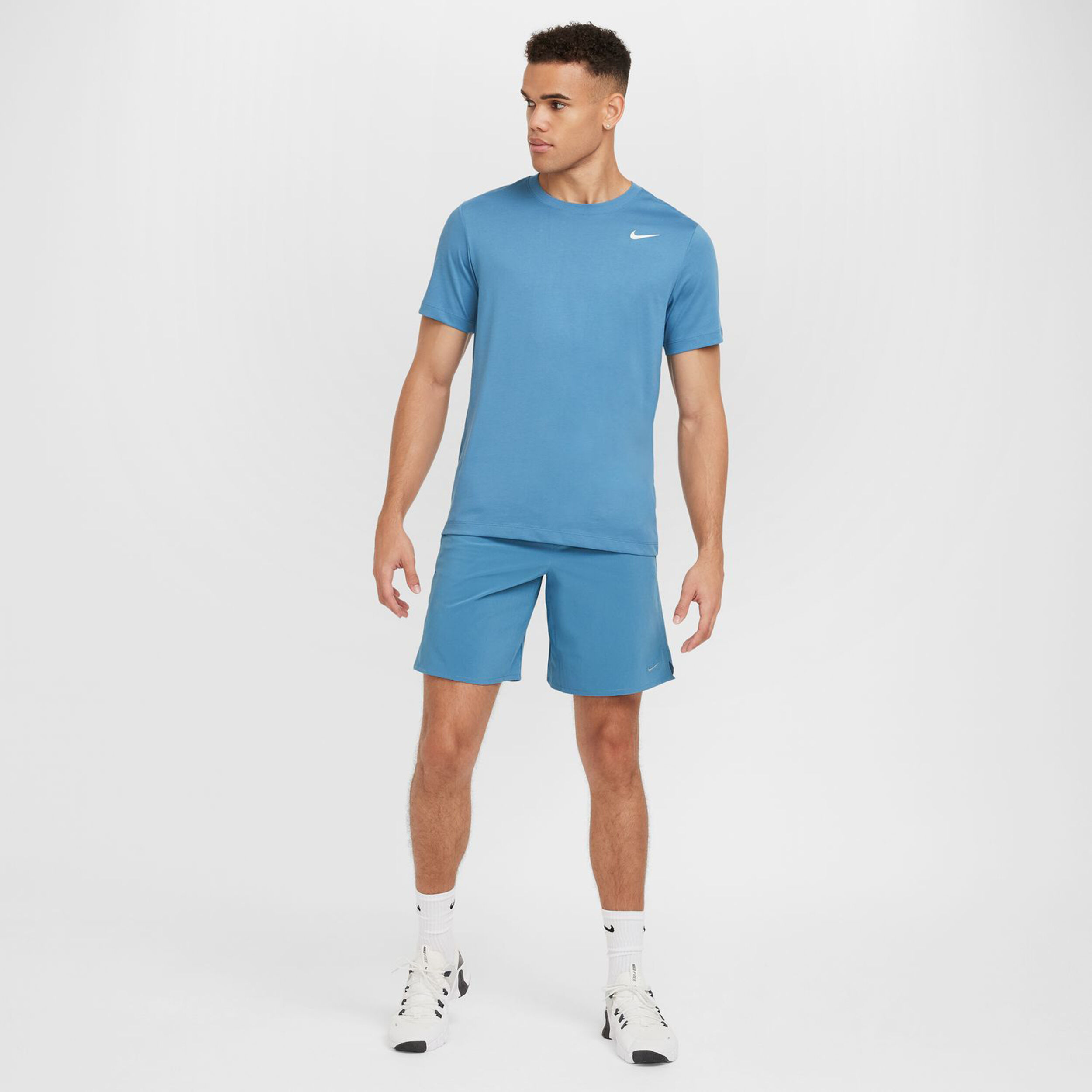 Dri-Fit Crew Solid T-Shirt Herren - Hellblau