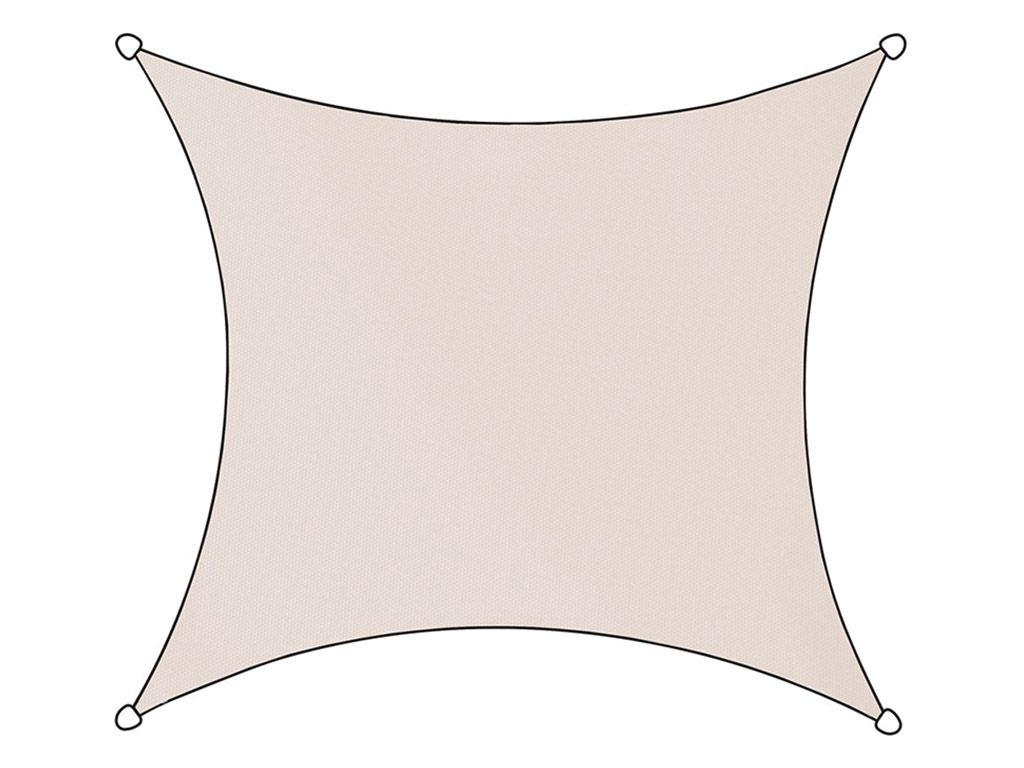 Livin ivigno Oxford Quadrat 3,6 x 3,6 Meter Schattentuch