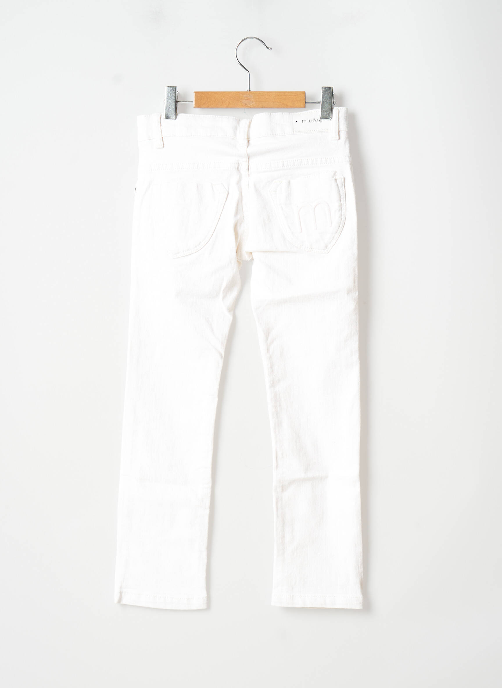 Marese Jeans Coupe Slim Fille couleur blanc