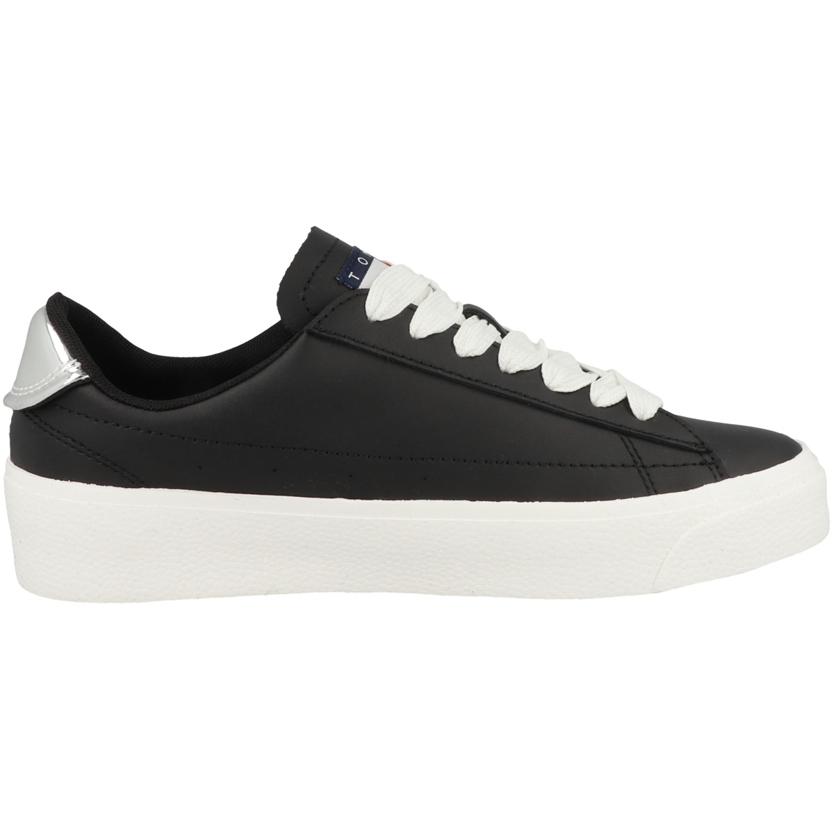 Tommy Hilfiger Tommy Jeans Vulcanized Leather Plat LC Sneaker Low schwarz