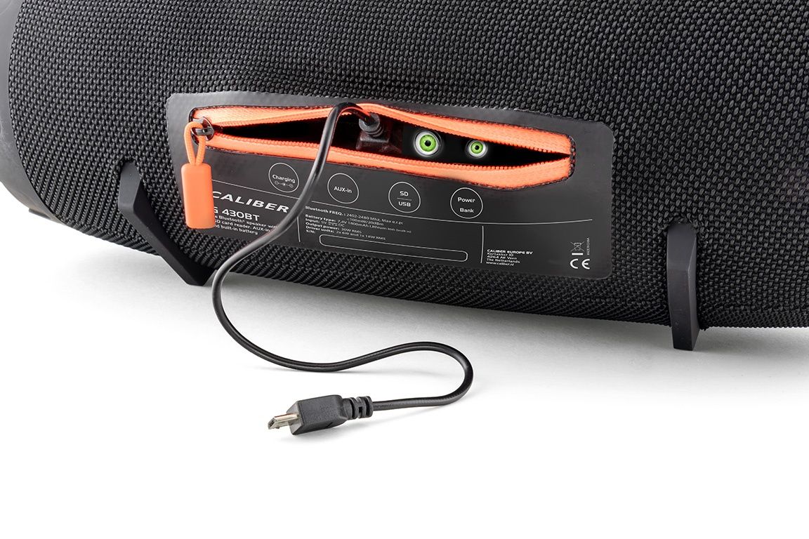 HPG430BT Bluetooth-Lautsprecher mit USB SD aux in Batterie - wasserabweisend