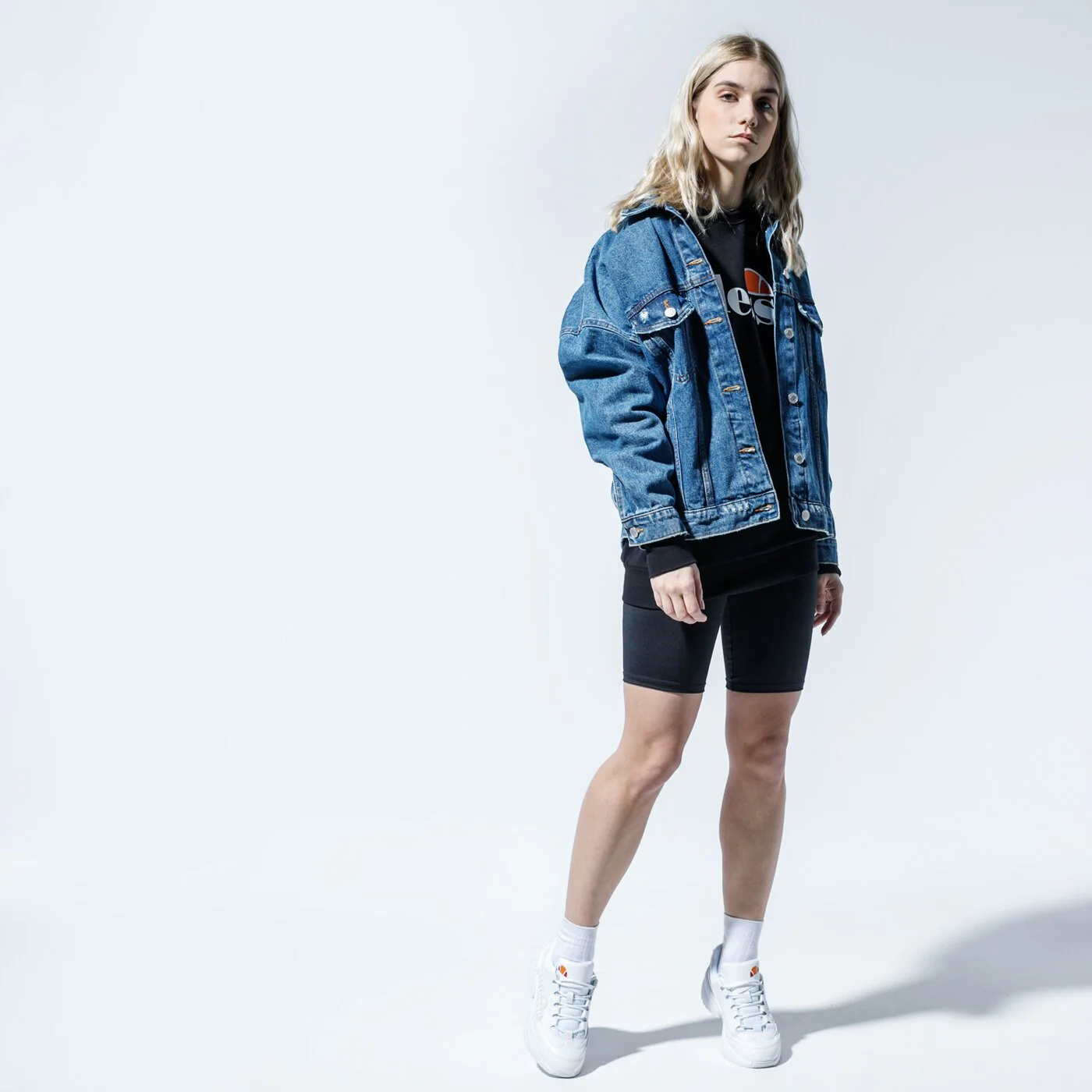 ELLESSE SWEATSHIRT AGATA BLK Schwarz