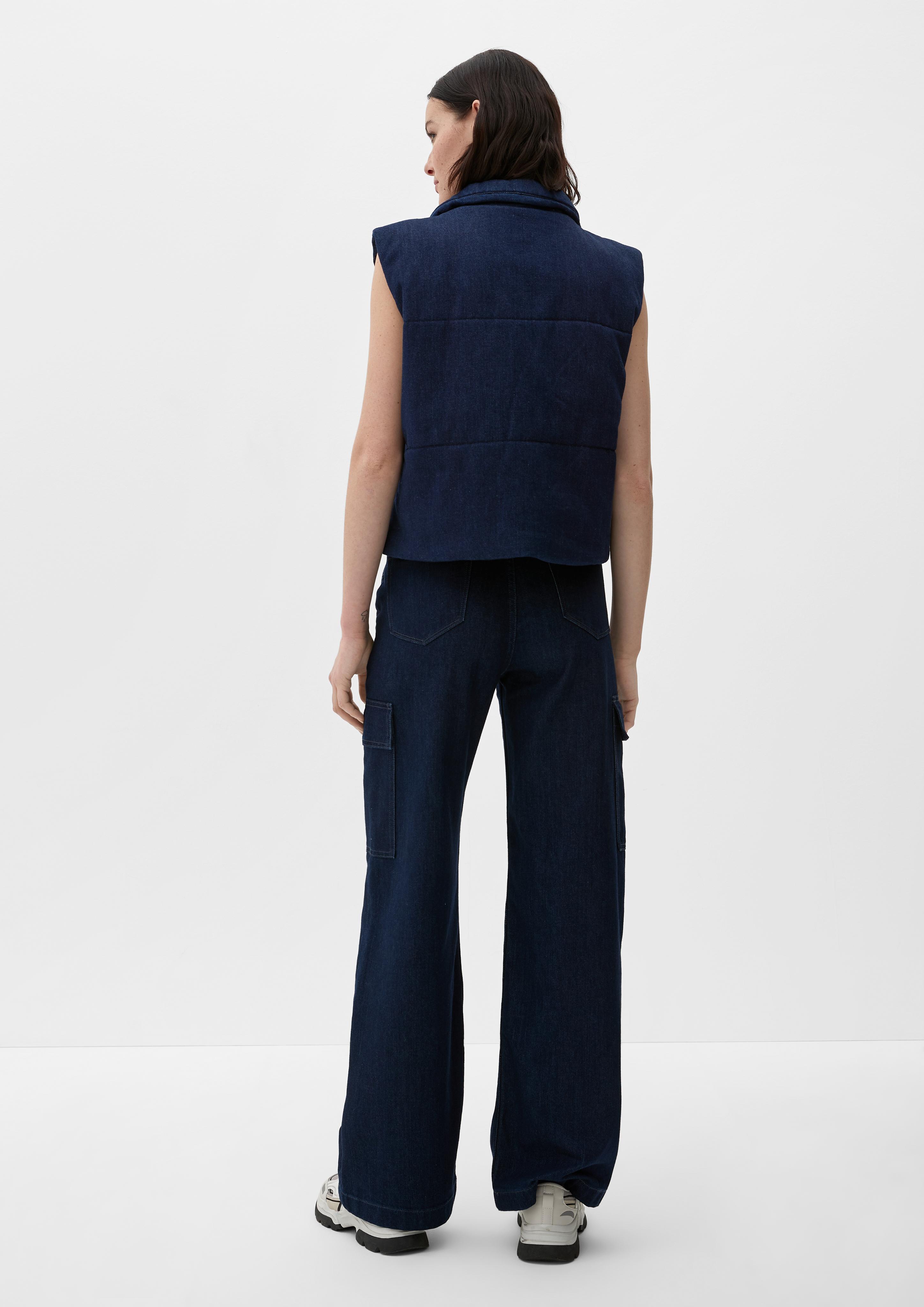Denimweste mit Stehkragen  2133428-59Z8