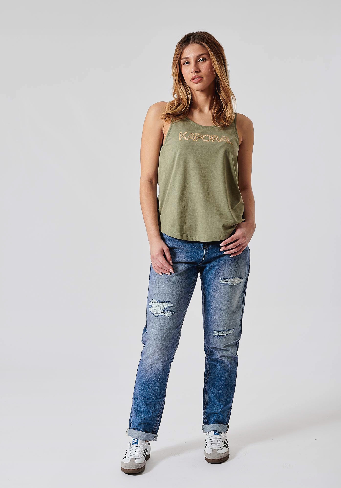 FAON   Débardeur kaki femme