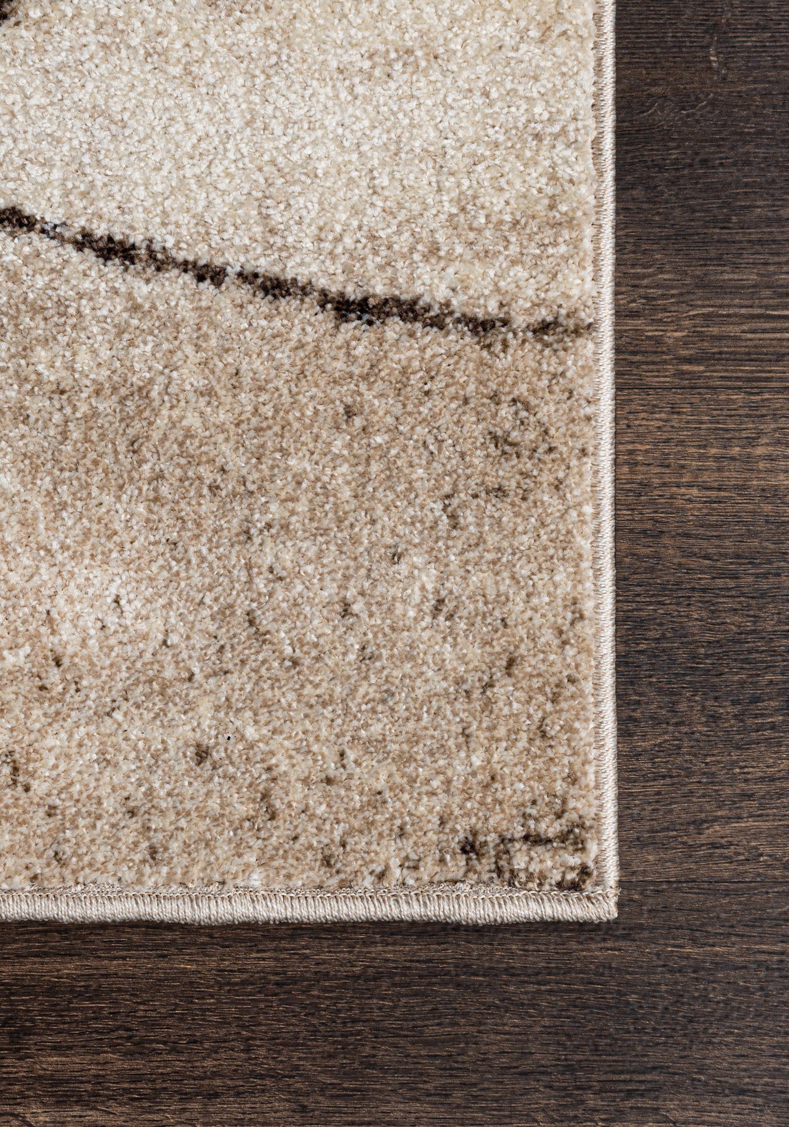 Läufer Läufer Flurläufer Modern für Vorzimmer, Küche - Beige, Mazovia, 70 x 125 cm, Kurzflor, Meterware, Höhe 10 mm, Kurzflor - niedrige Florhöhe