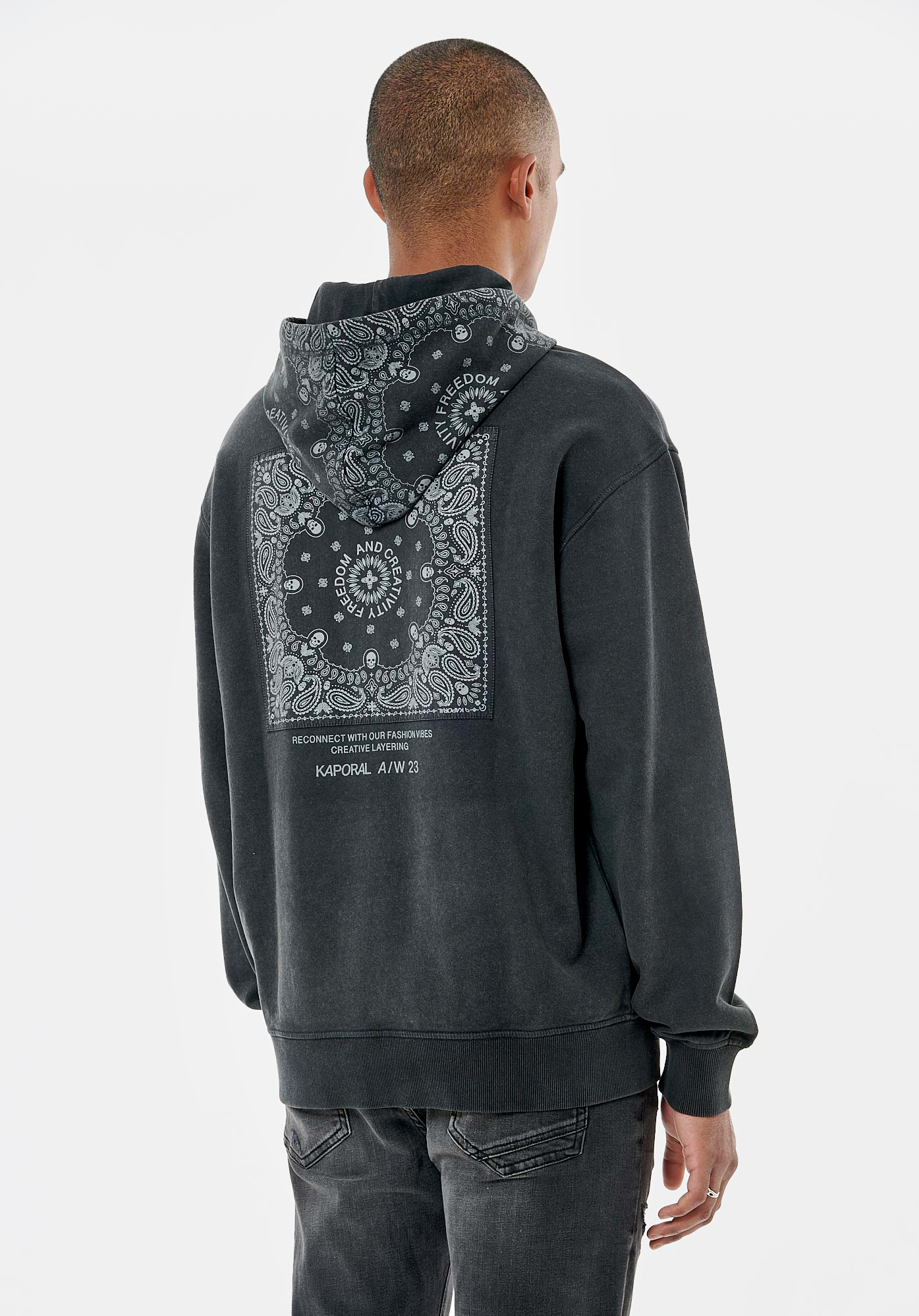 ROHAN  Sweat noir homme 100% coton