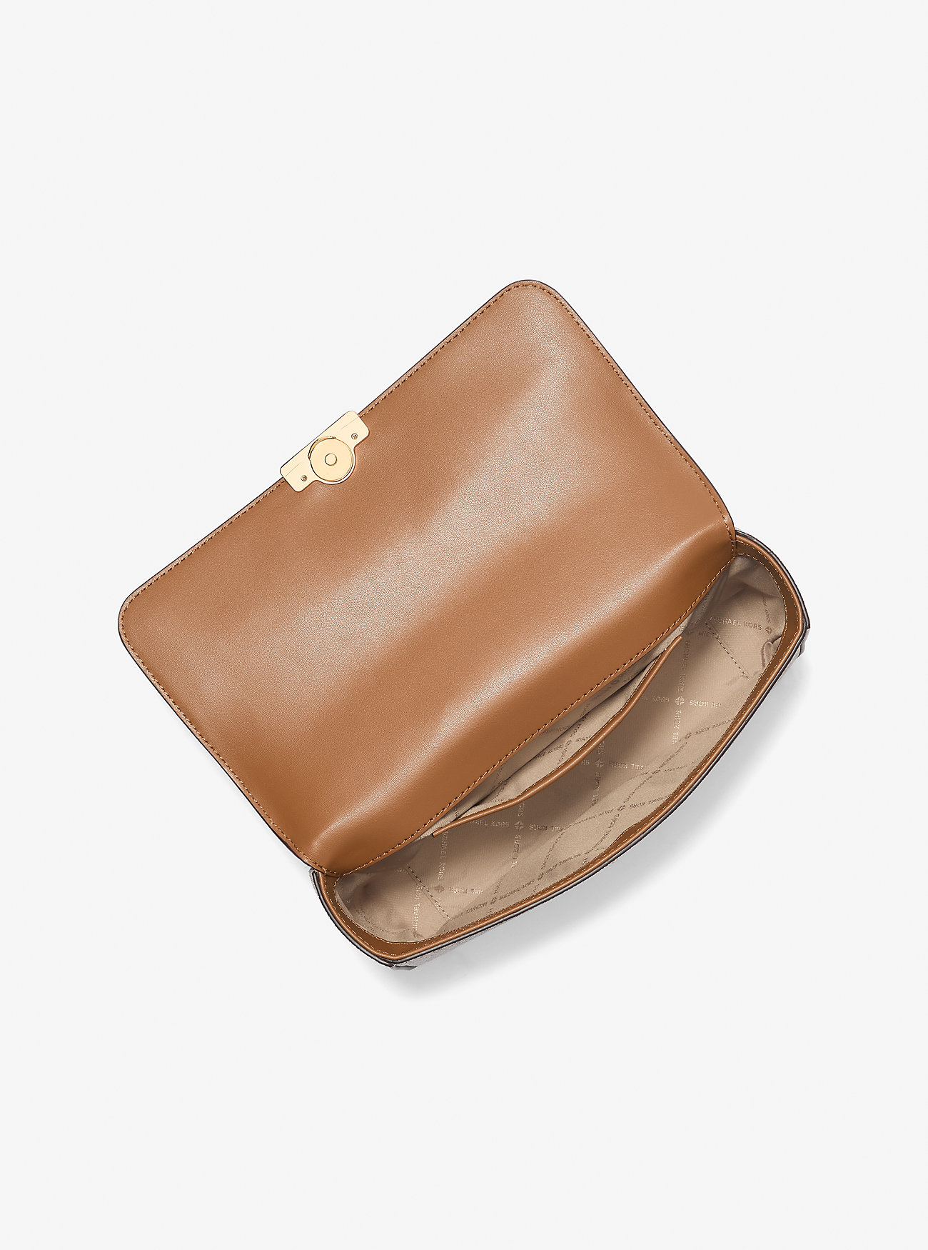 Tribeca Stor Skulderveske Med Signaturlogo – BRN/ACORN