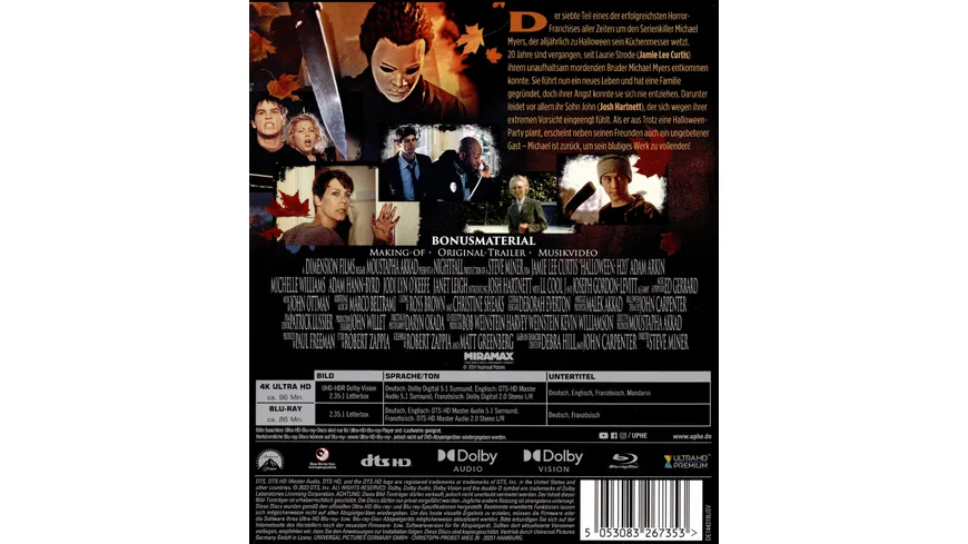 Halloween: H20 - 20 Jahre später  (4K Ultra HD) (+ Blu-ray)