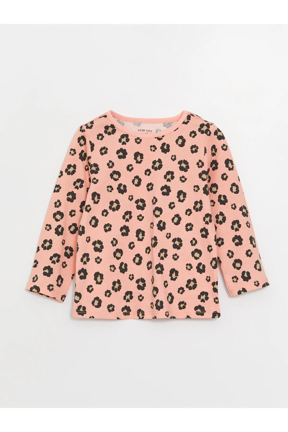LC Waikiki  2-teiliges Pyjama-Set mit Rundhalsausschnitt und langen Ärmeln für Baby-Mädchen