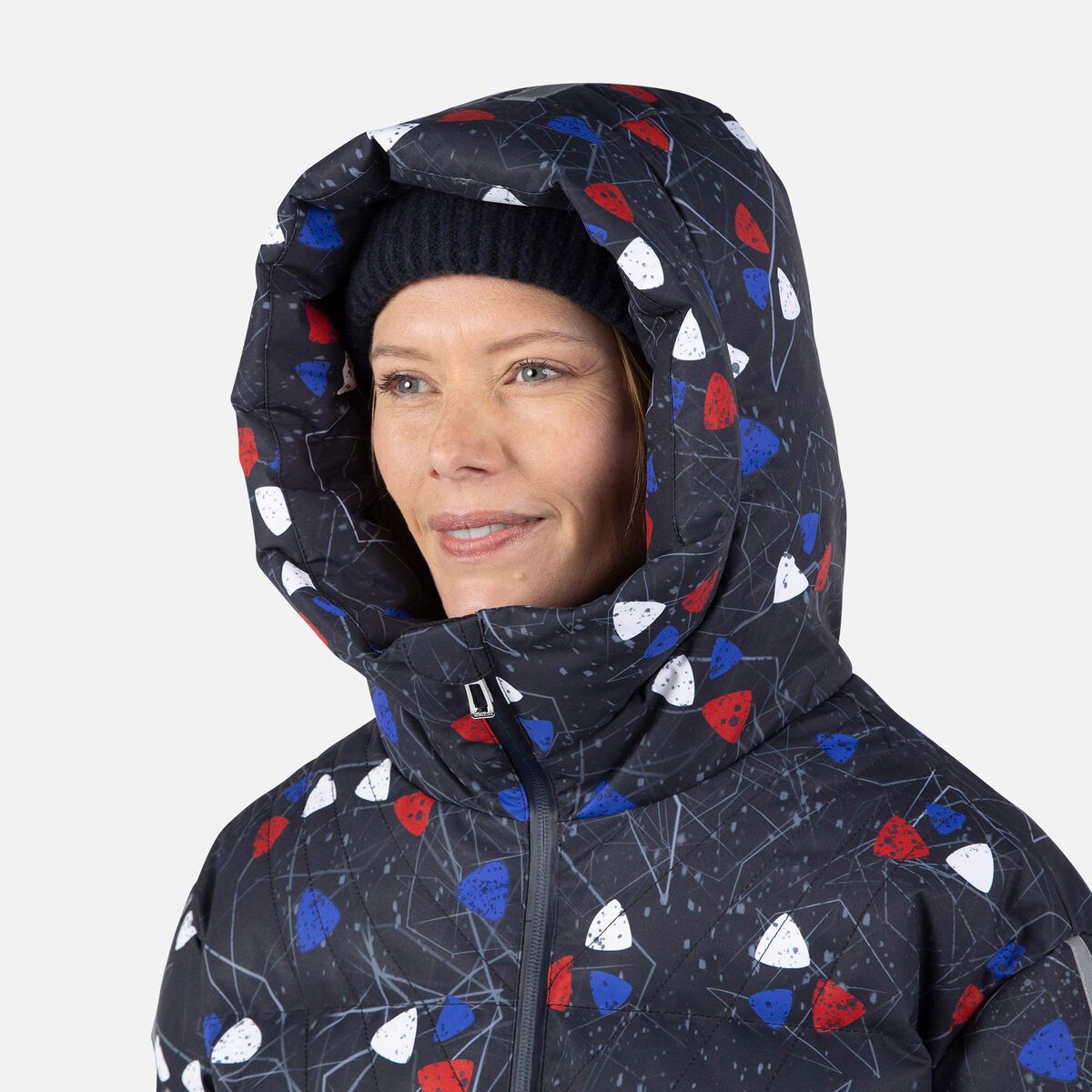Damen-Daunenskijacke mit Print Ventina