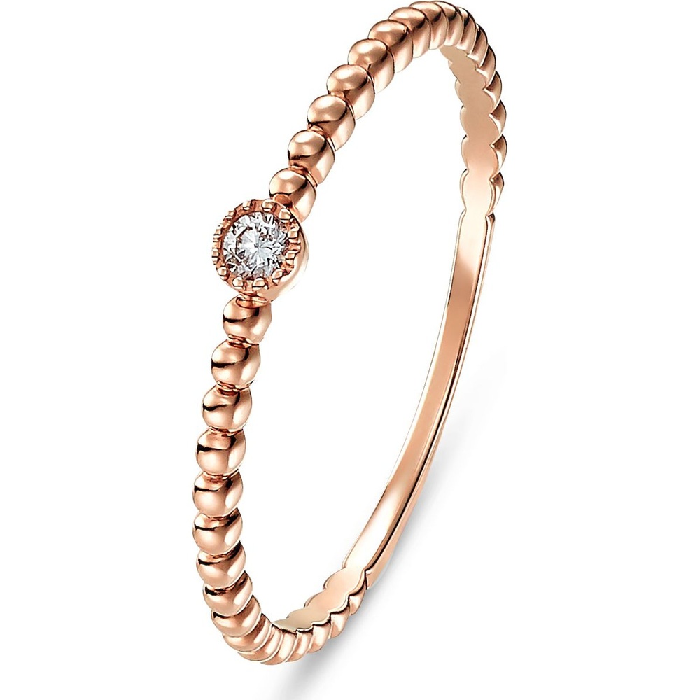 Valeria Bague pour femme 375 Or rose or rose Bague