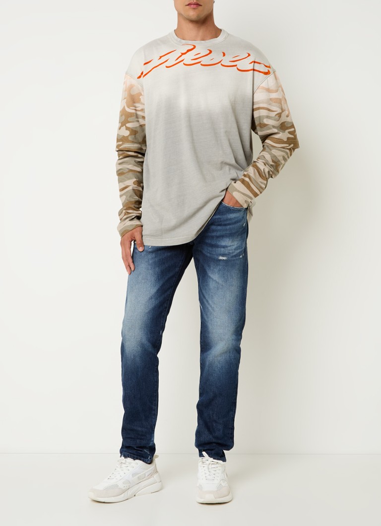 Vaqueros Diesel D-Strukt slim fit 2019, ciemne spranie