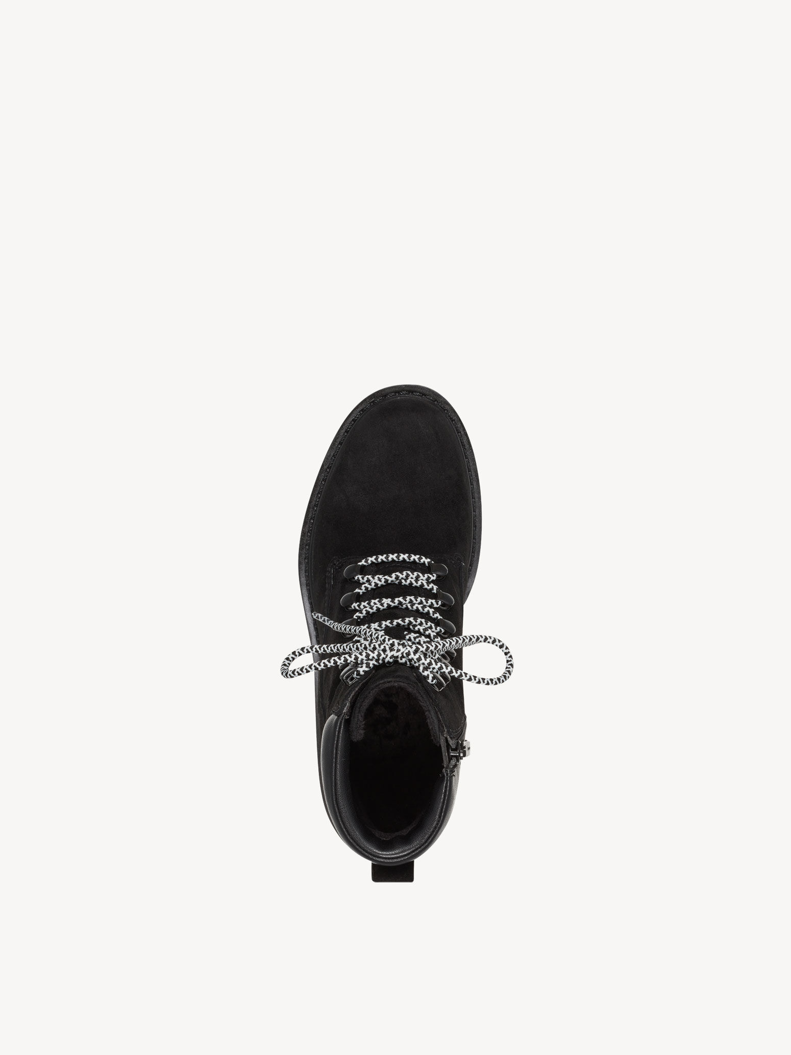 Bottine en cuir - noir