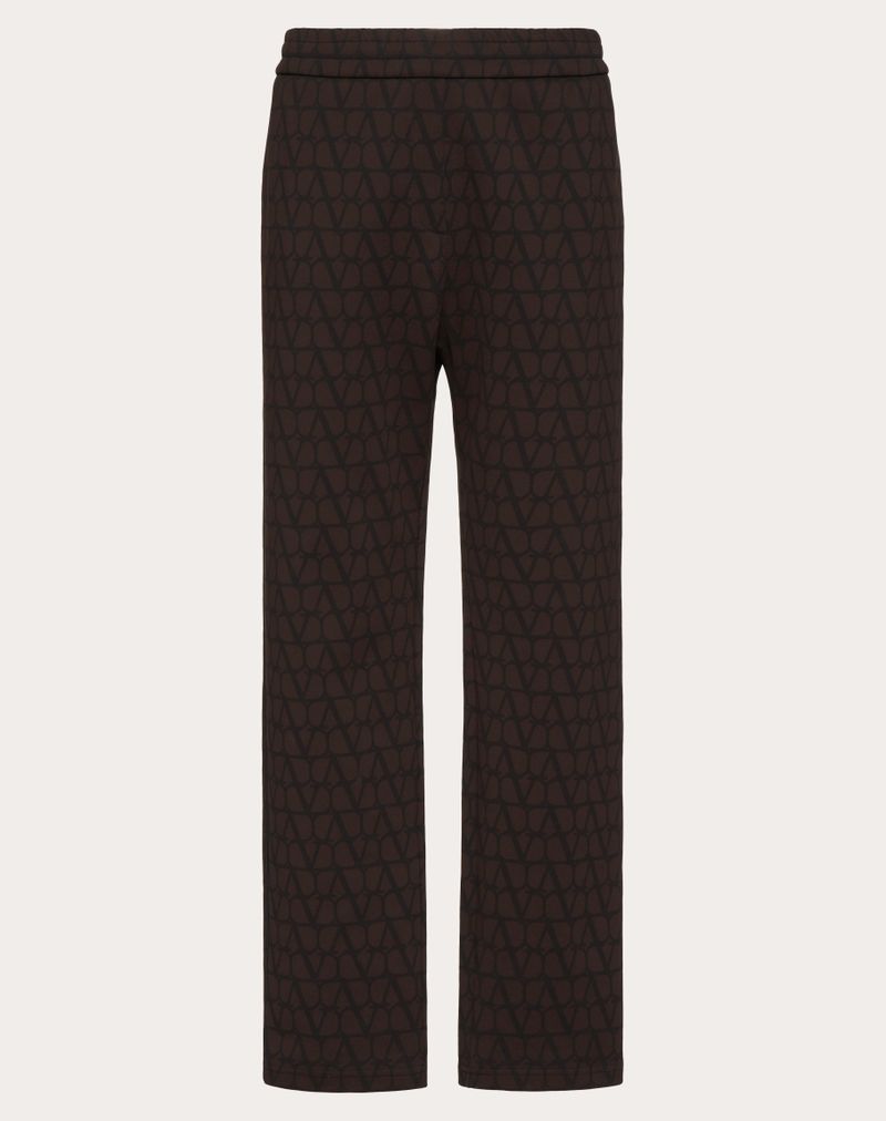 Bomuldsjoggingbukser med Toile Iconographe-print