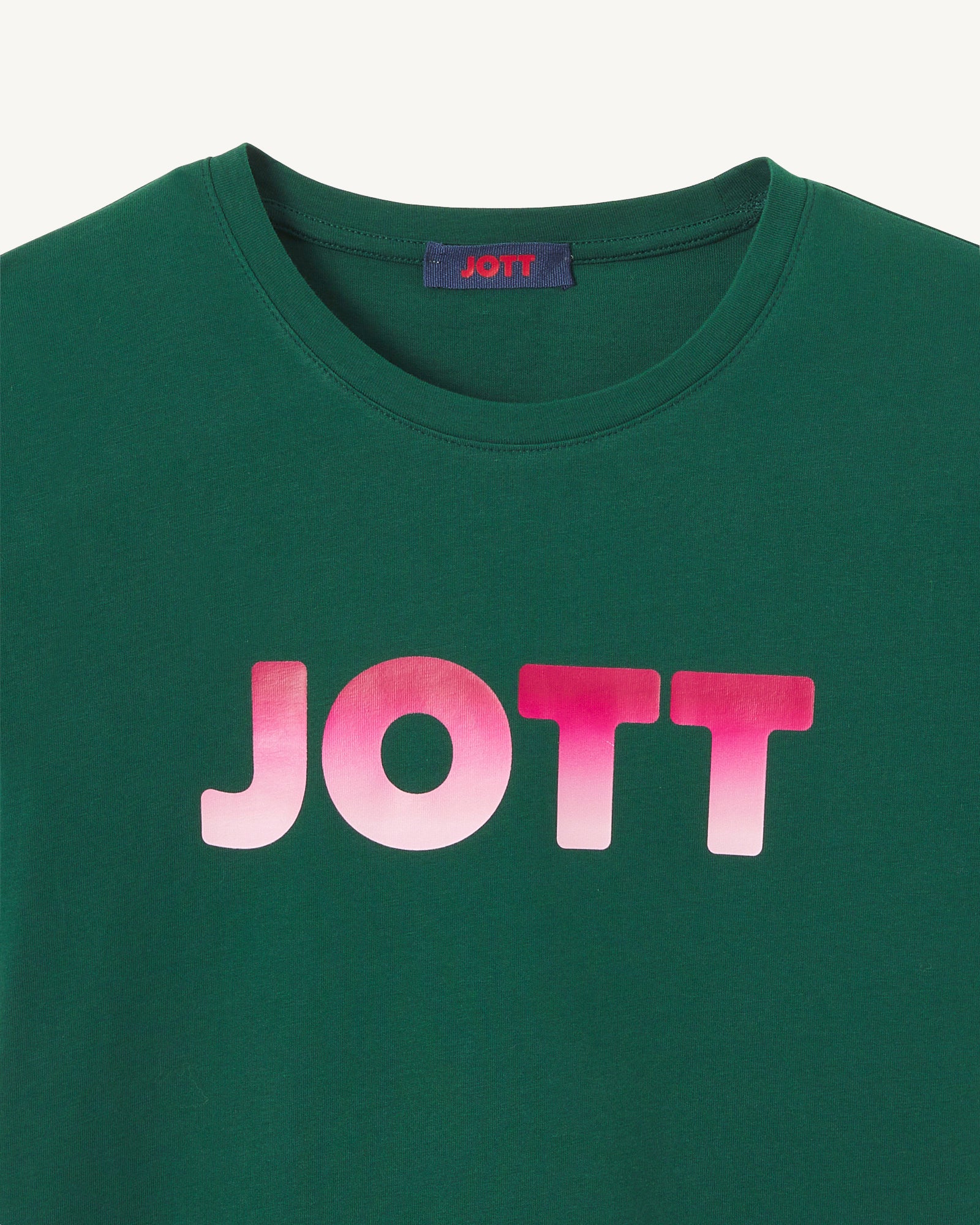 T-shirt en coton biologique Vert foncé Rosas