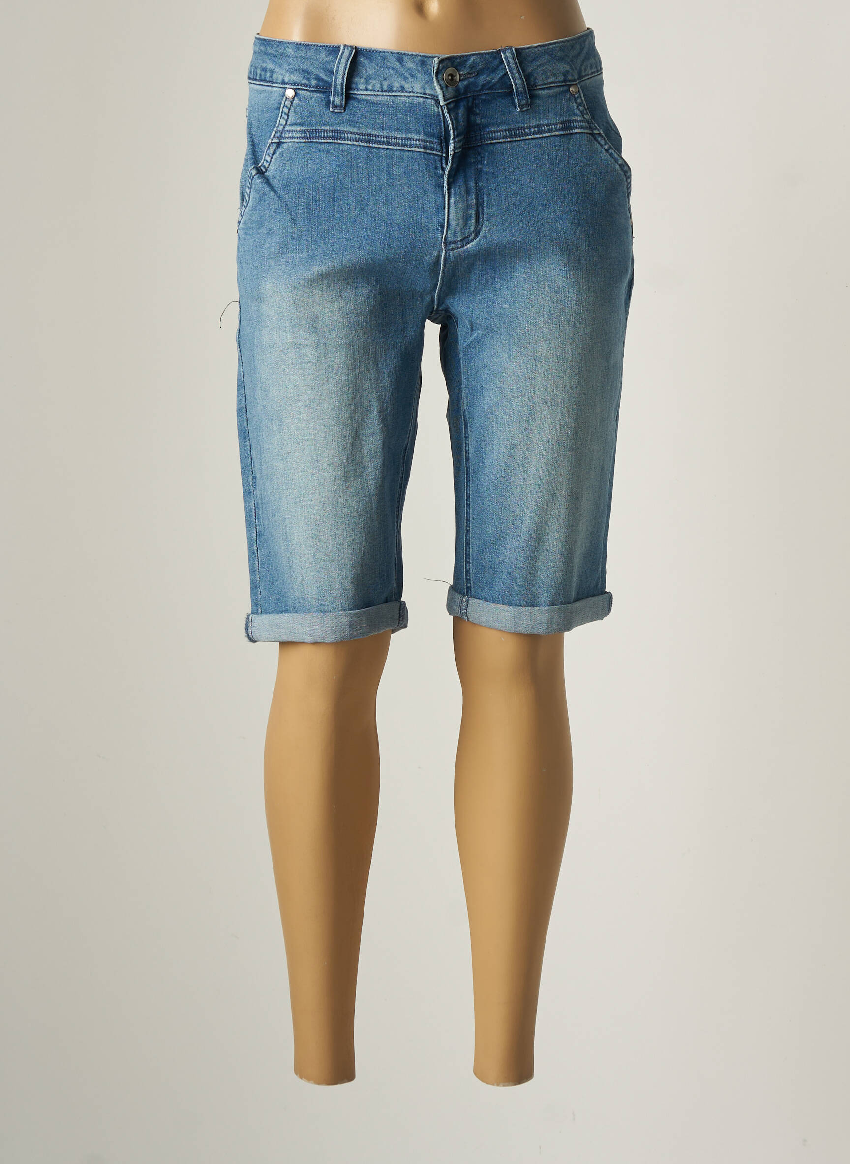 Jensen Bermudas Femme couleur bleu