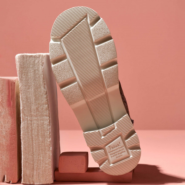 KANGAE Schnürboots - Bark/Kombi