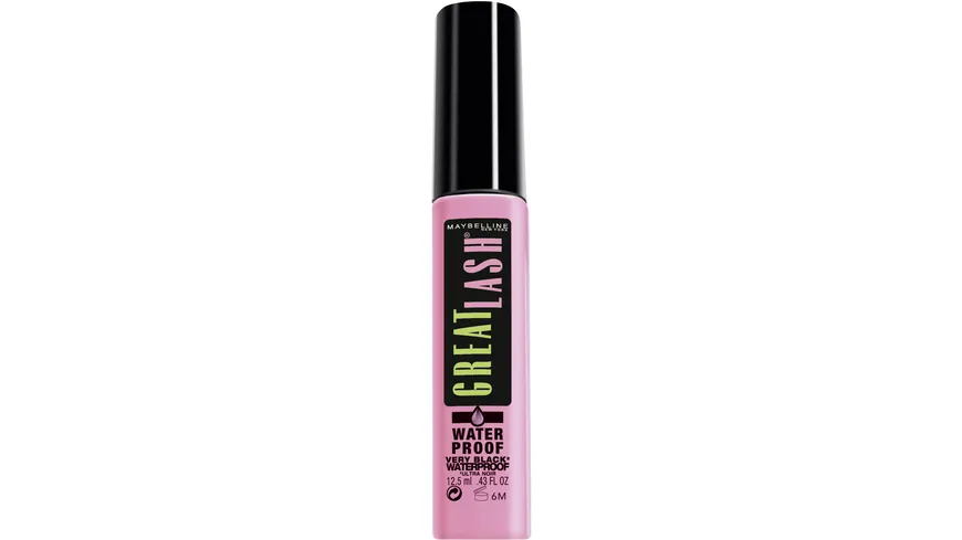 MAYBELLINE NEW YORK Mascara Great Lash schwarz wasserfest 12.5 ml Very Black