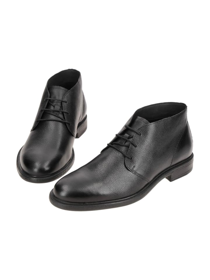 Geox Schnürstiefeletten in Schwarz günstig kaufen