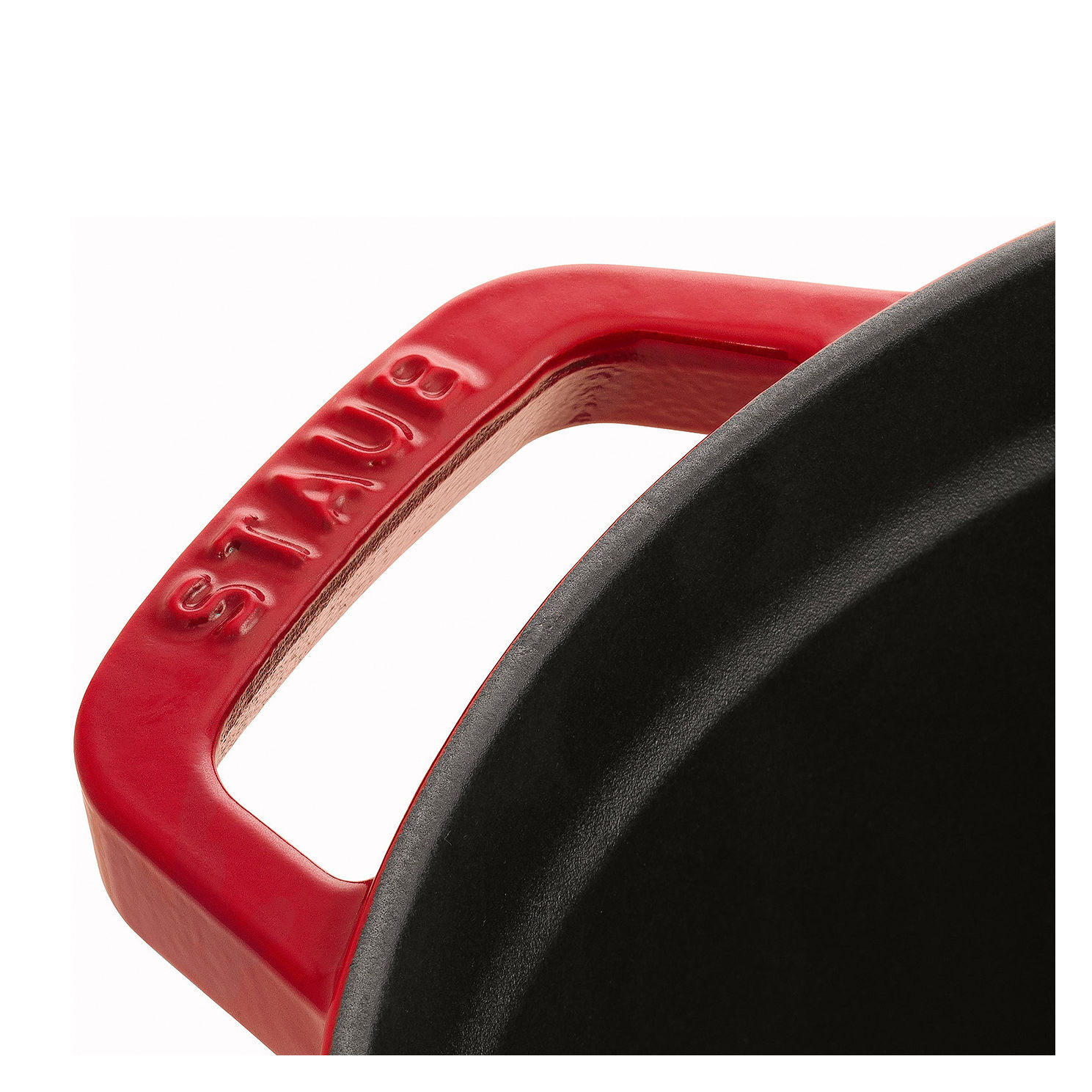 Cocotte 18 cm, rund, Kirsch-Rot, Gusseisen