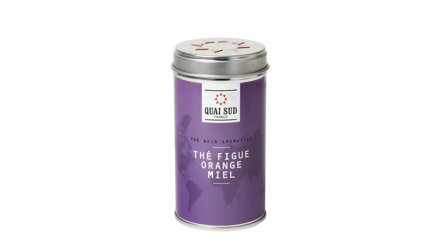 Quai Sud Schwarzer Tee Orange Feigen Honig in Dose 65 g