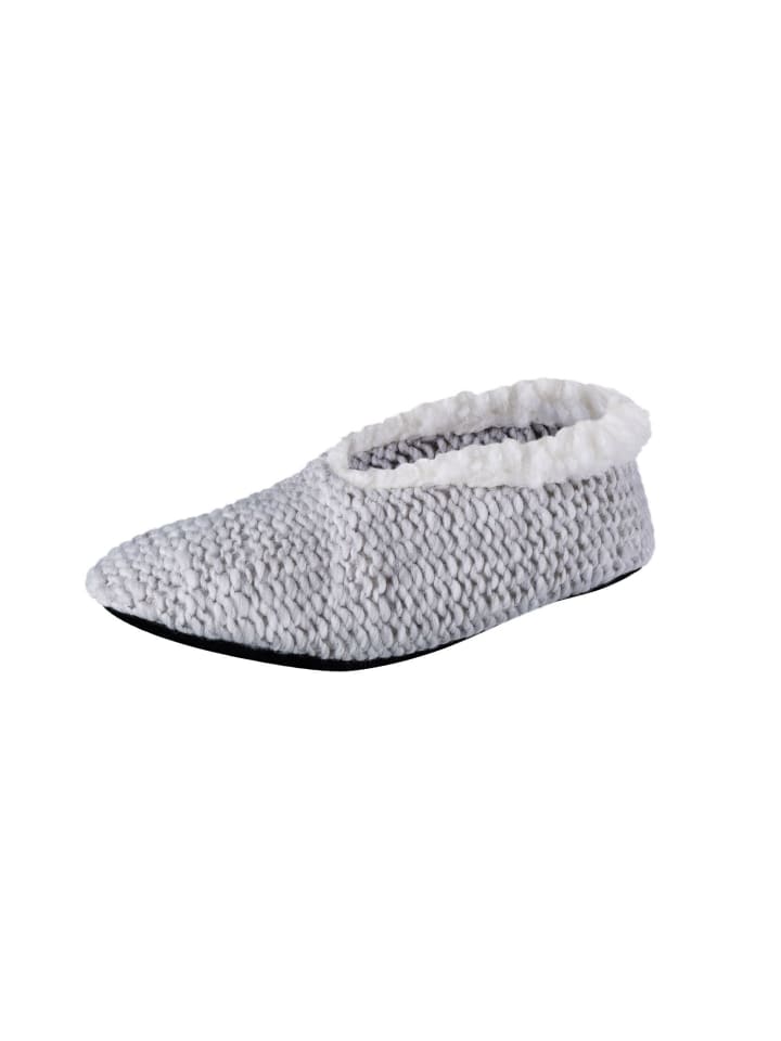 camano Slipper 2er Pack warm & cozy in light grey beige günstig kaufen