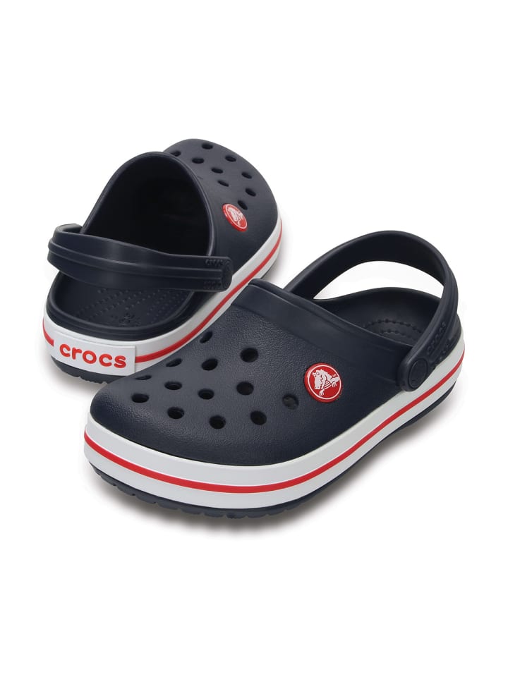 Crocs Clogs Crocband in marineblau/rot günstig kaufen