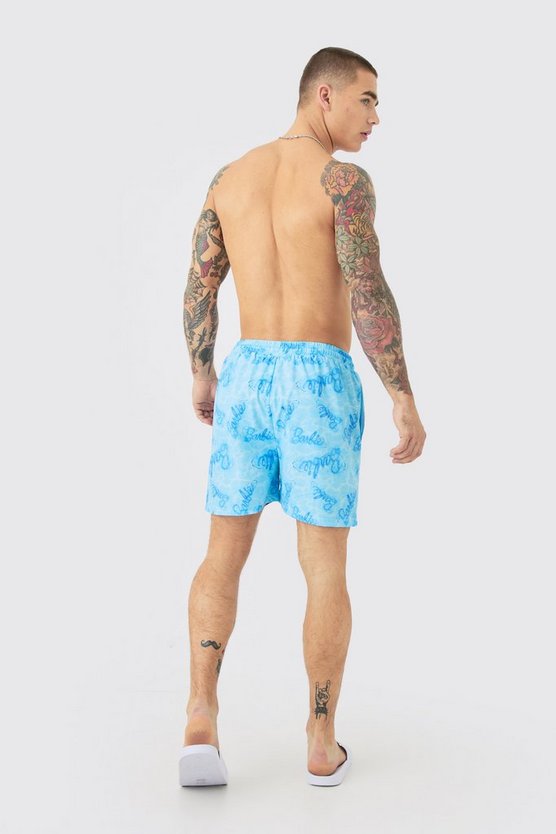 Kurzärmlige Barbie Badehose